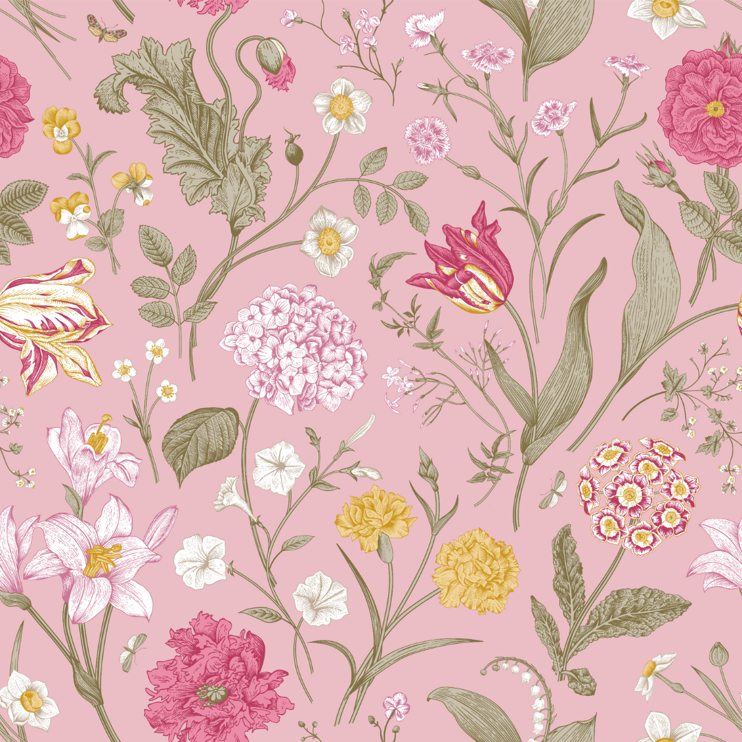 Cartella del libro di testo tessile "Pink Magic"