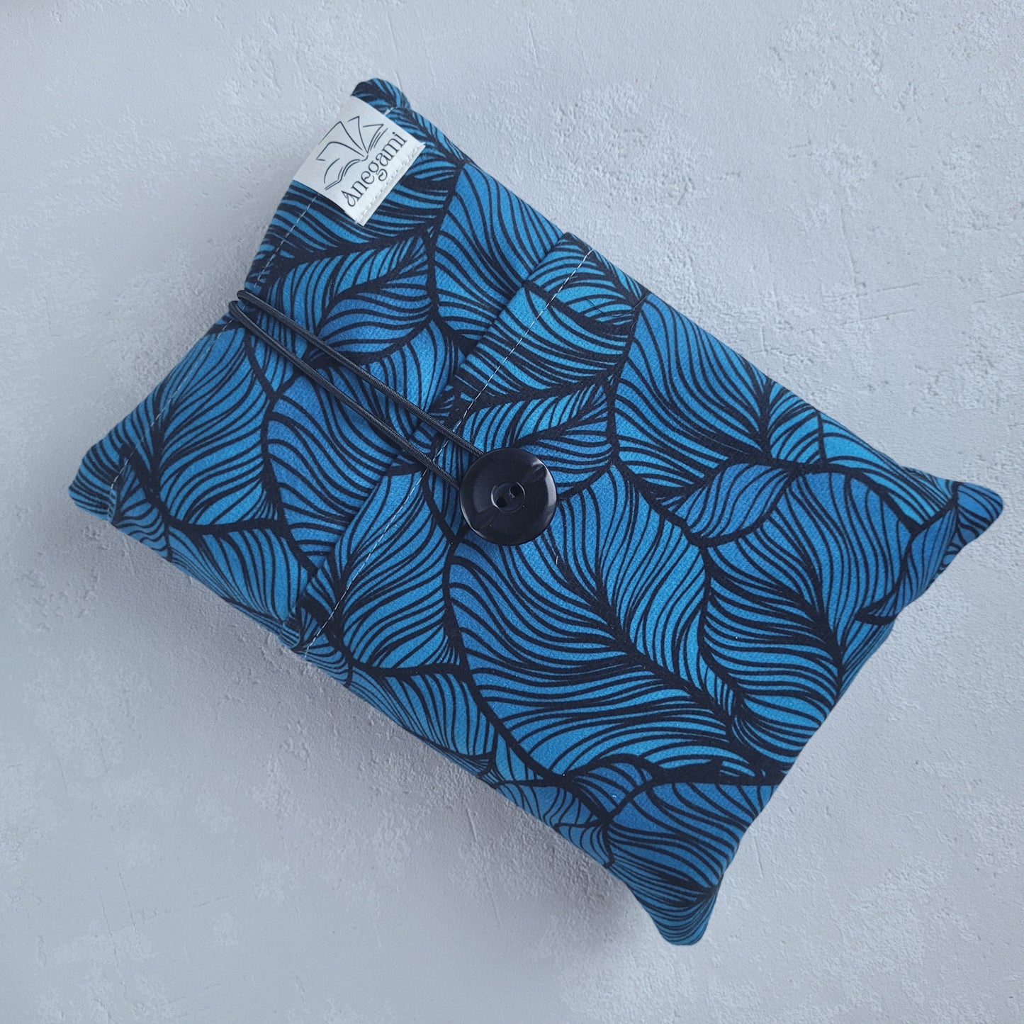 Tasca porta libri "Blu elegante"