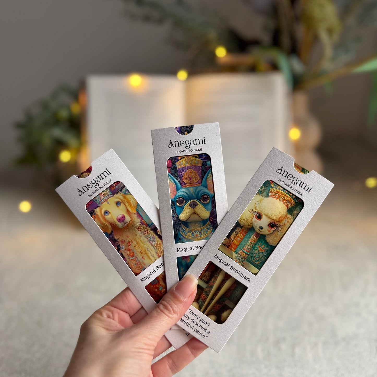 Комплект книгоразделители „Магическите кучета”