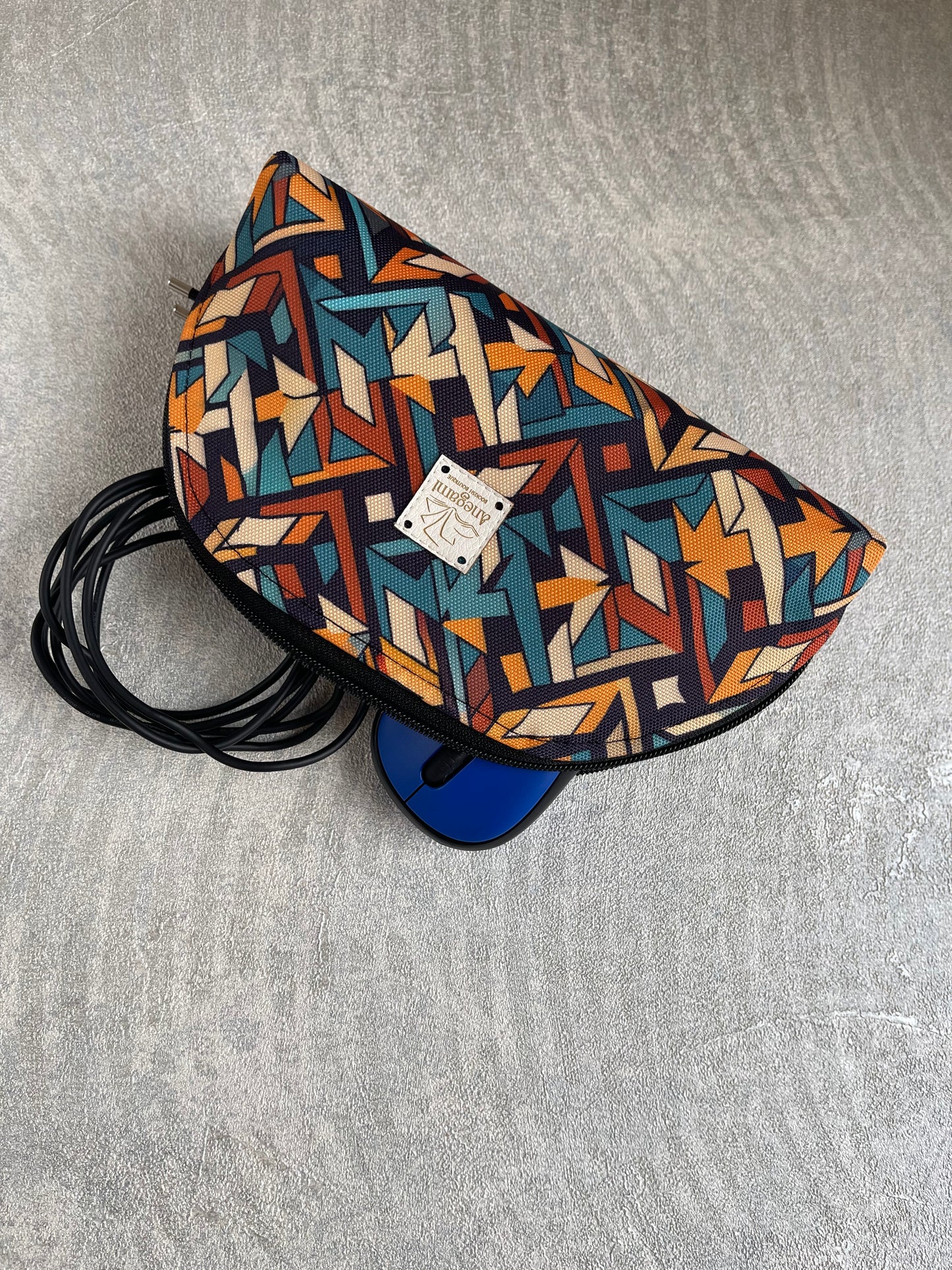 Încărcător și husă pentru mouse „Abstract”