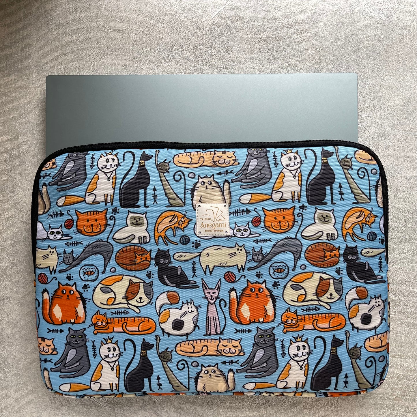 Husă pentru laptop „Pisici stupide”