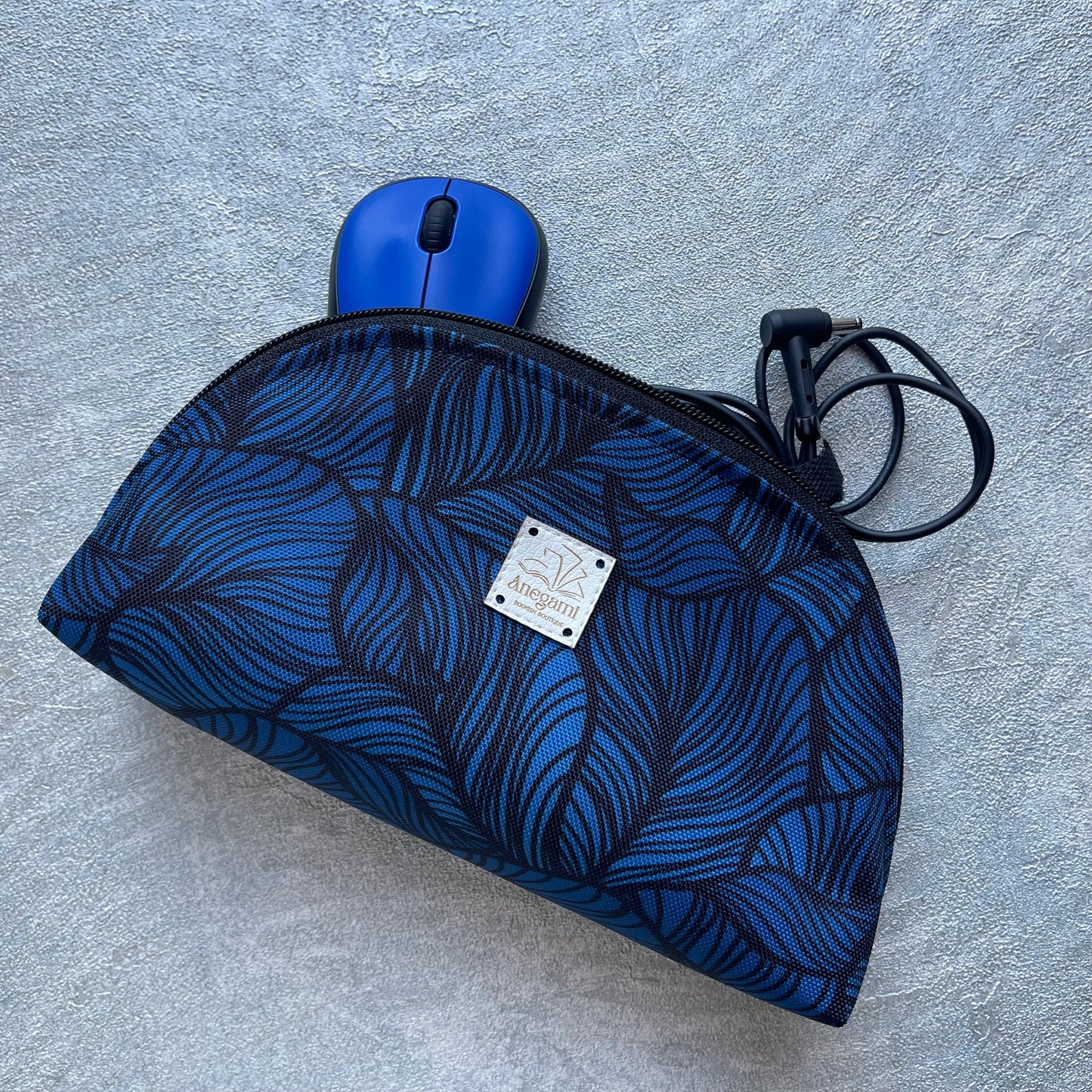Încărcător și husă pentru mouse „Albastru elegant”