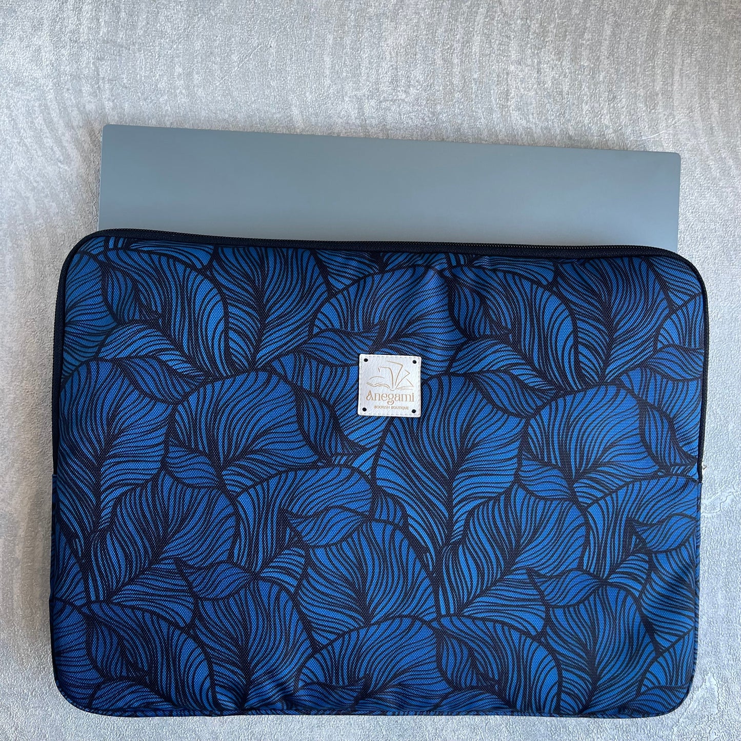 Husă pentru laptop „Albastru elegant”
