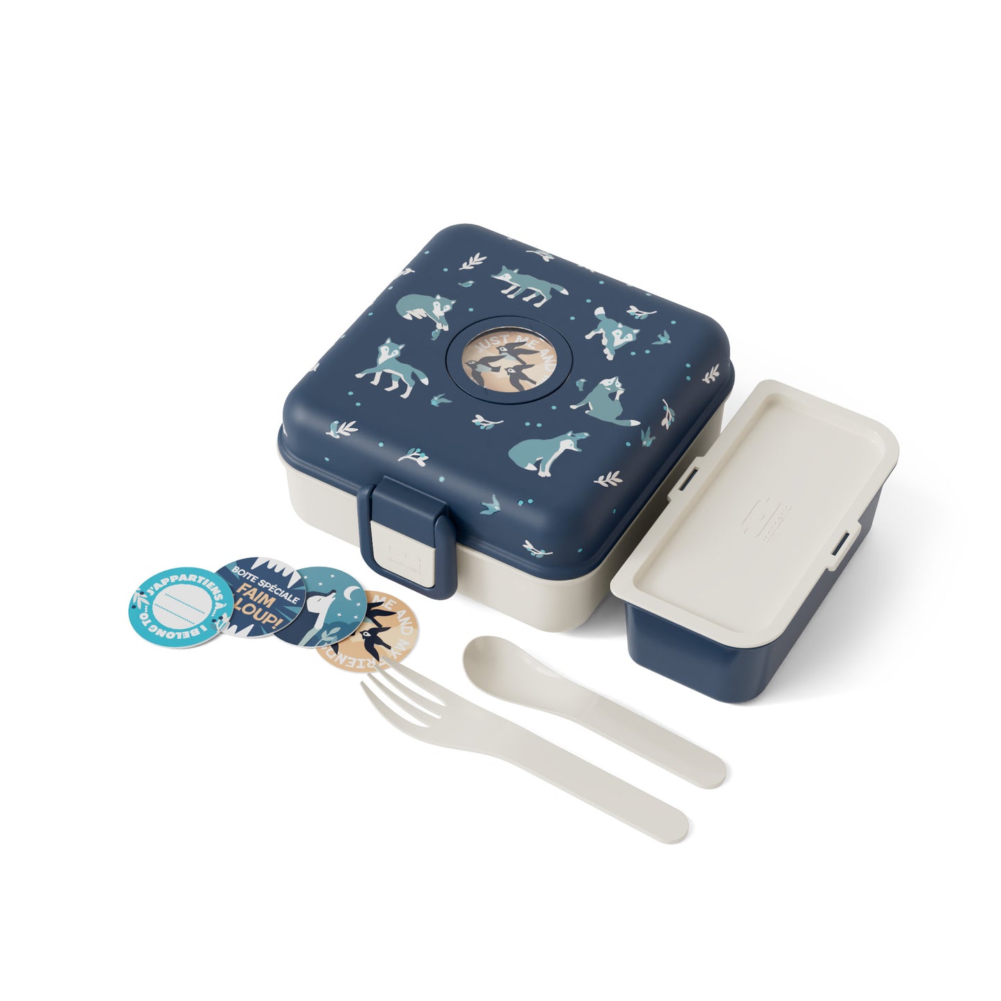 Детска кутия за храна Monbento Snacky Wolf