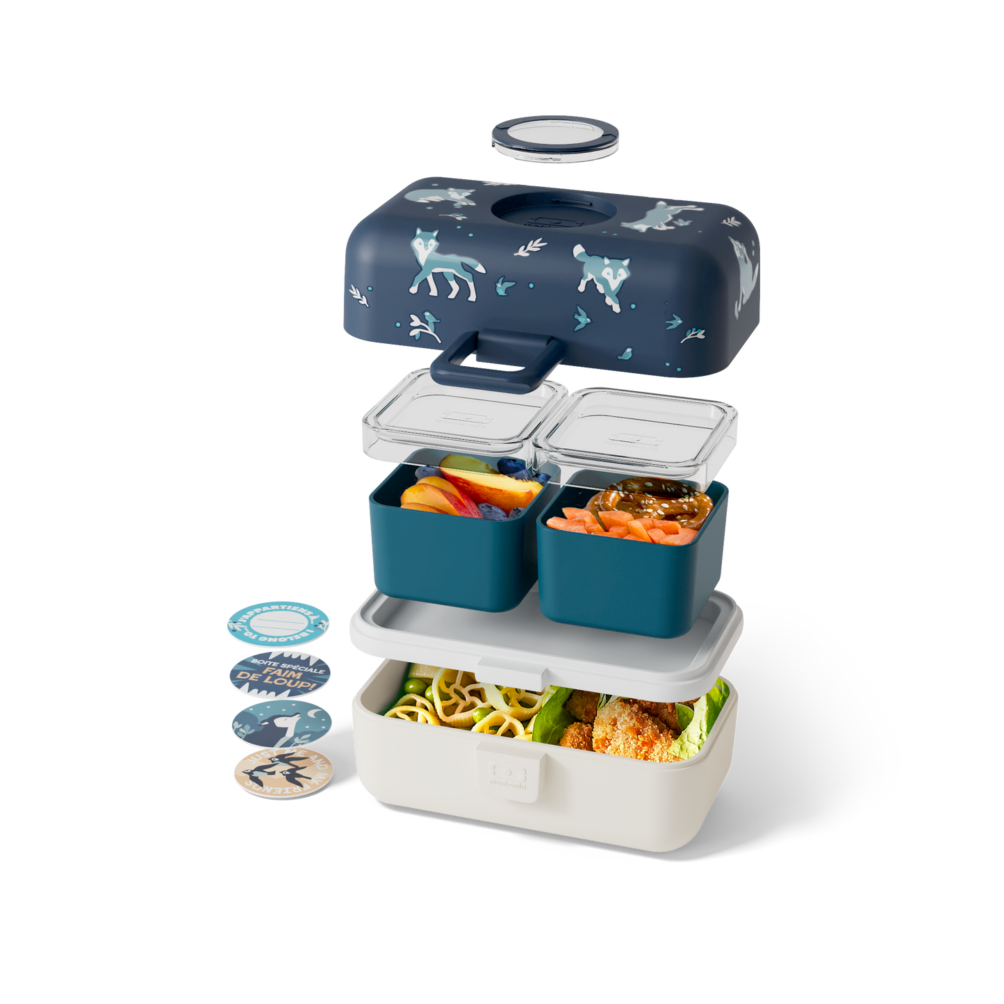 Детска кутия за обяд Monbento Tresor Wolf