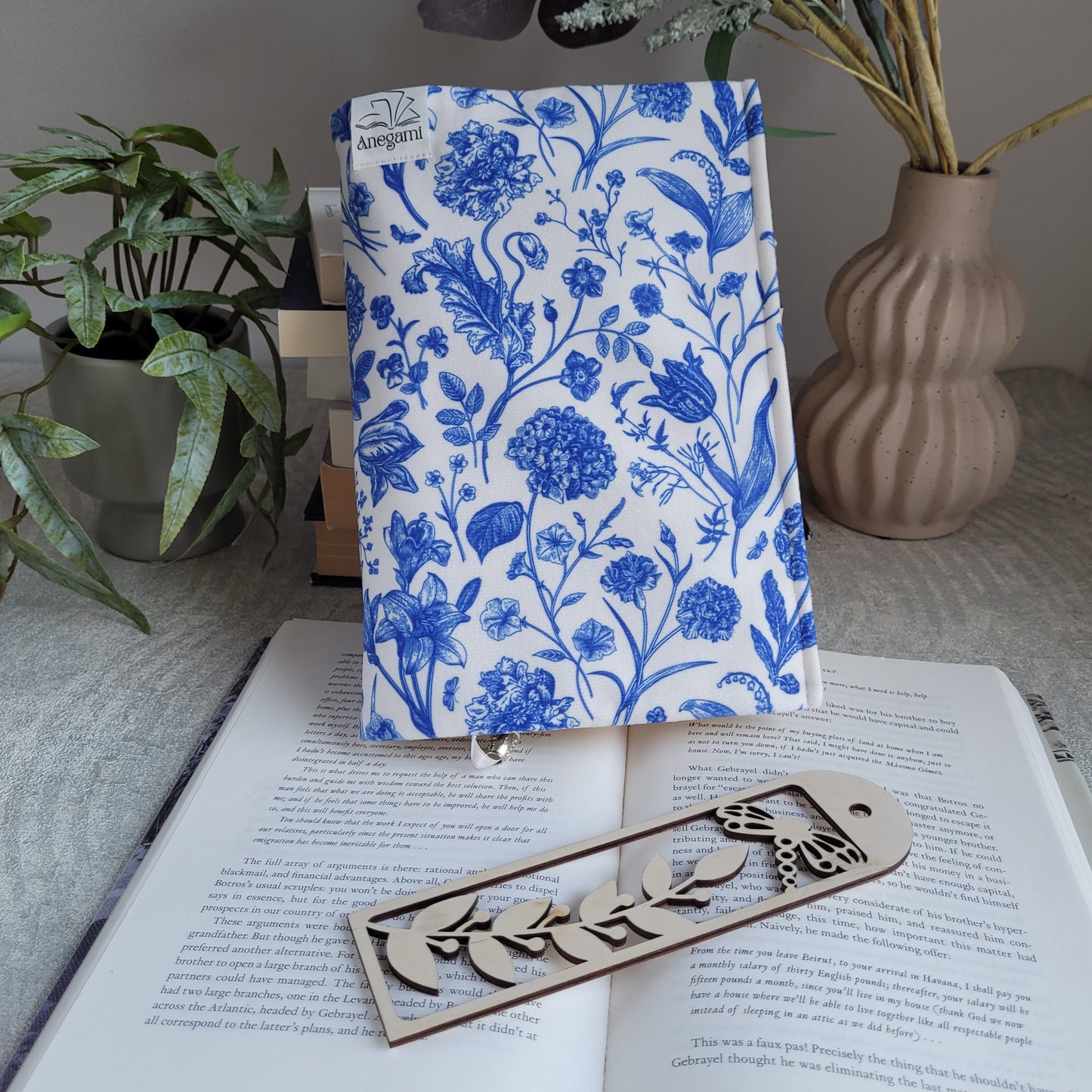 Set de legături și semne de carte „Grădina Albastră”