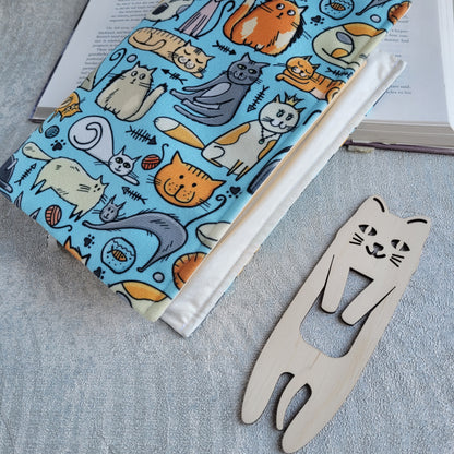 Комплект подвързия и книгоразделител" Котка"