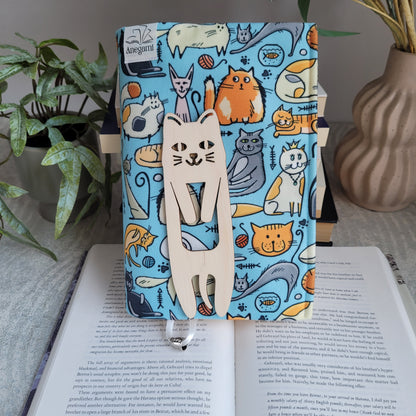 Комплект подвързия и книгоразделител" Котка"