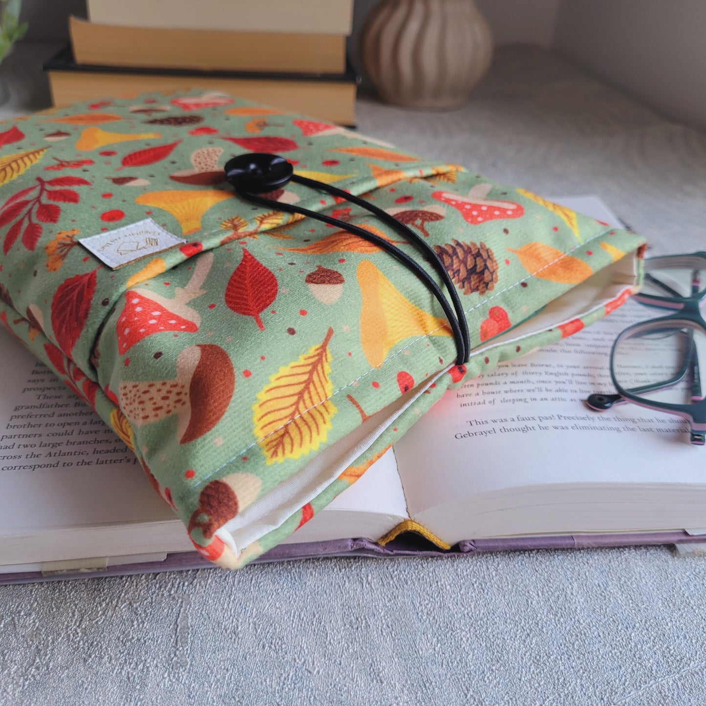 Book sleeve " Autunno" Viaggare coi libri