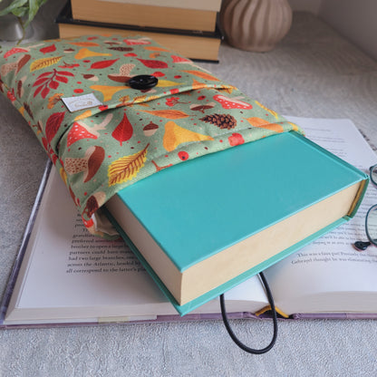 Book sleeve " Autunno" Viaggare coi libri