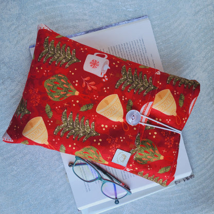 Book sleeve " Natalizia " Viaggare coi libri