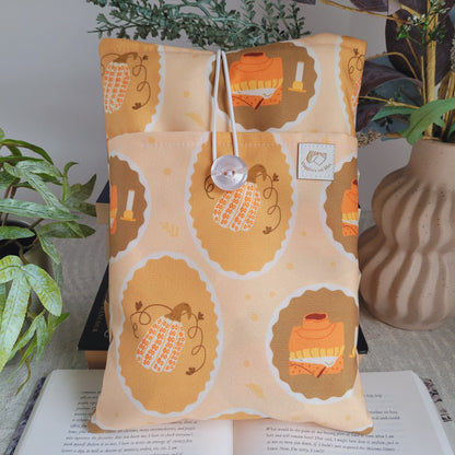 Book sleeve " Cozy " Viaggare coi libri