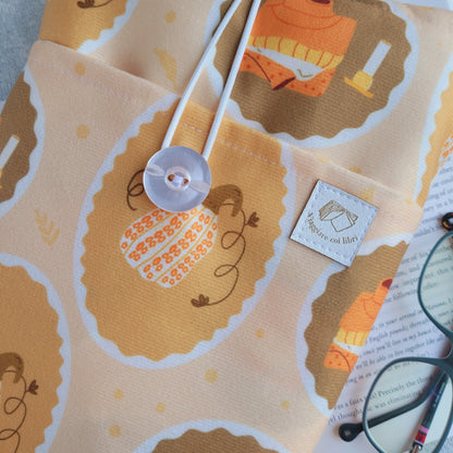 Book sleeve " Cozy " Viaggare coi libri