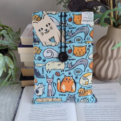 Комплект книжен джоб и книгоразделител " Котки "