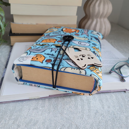 Комплект книжен джоб и книгоразделител " Котки "