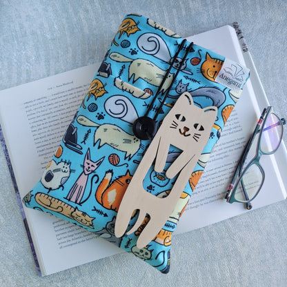 Комплект книжен джоб и книгоразделител " Котки "