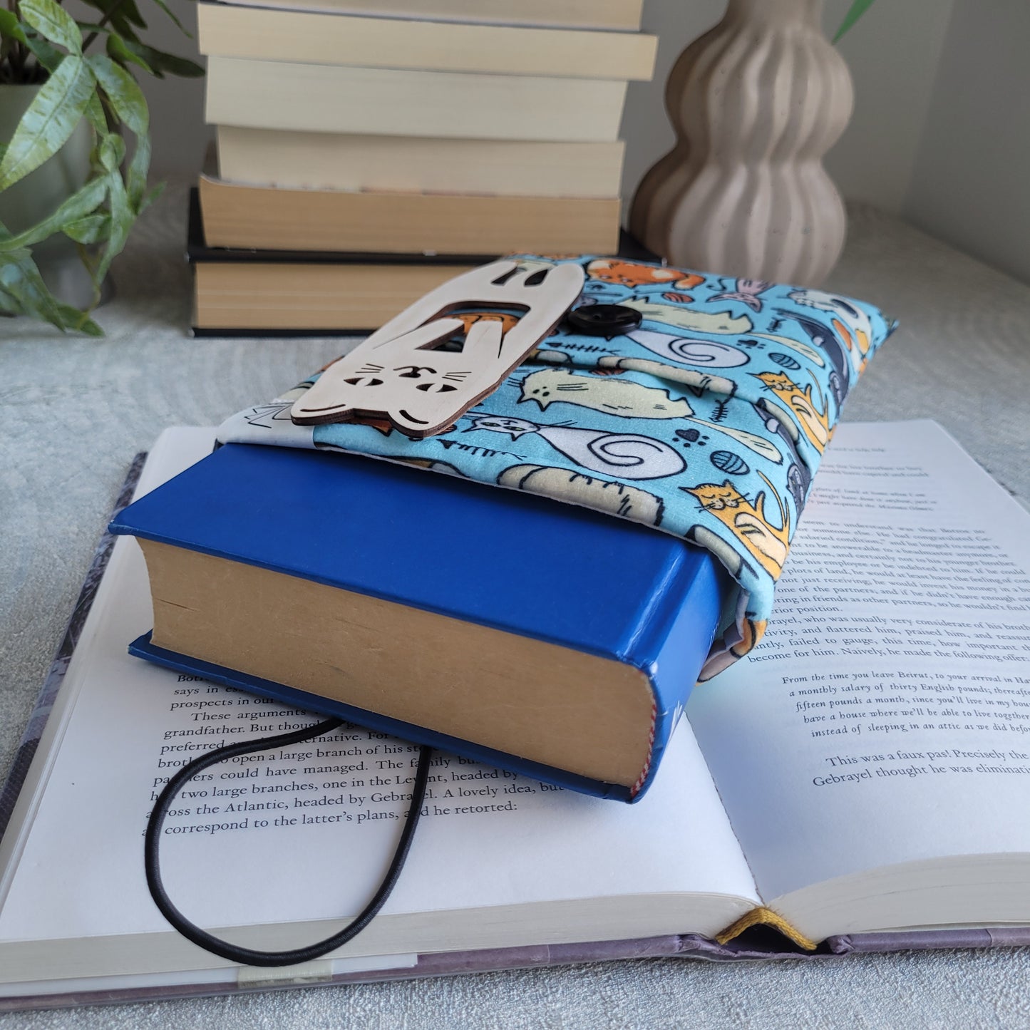 Комплект книжен джоб и книгоразделител " Котки "