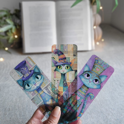 Комплект книгоразделители „Магическите котки”