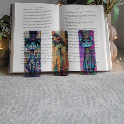 Комплект книгоразделители „Магическите котки”