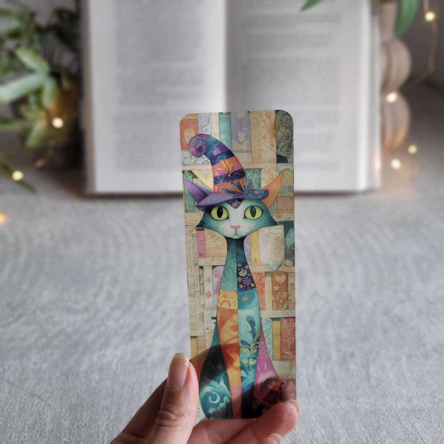 Комплект книгоразделители „Магическите котки”