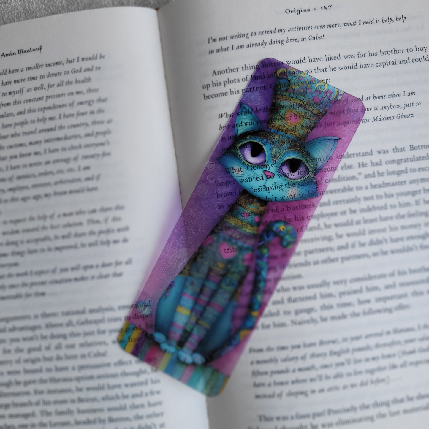 Комплект книгоразделители „Магическите котки”