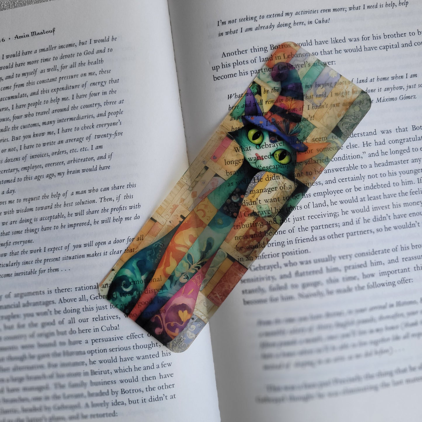 Комплект книгоразделители „Магическите котки”