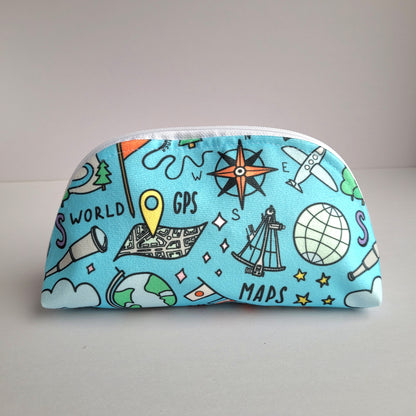 Комплект папка и несесер " География"