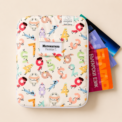 Комплект текстилни папки за учебници by Dr Modern Mommy