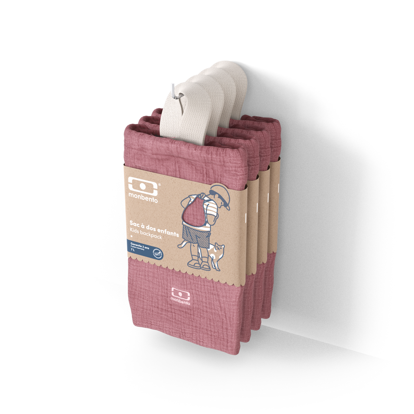 Чанта за обяд Monbento Buddy Pink