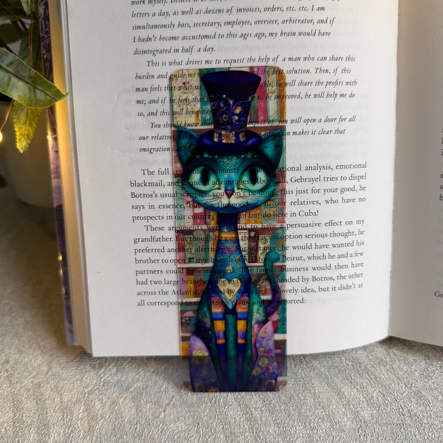 Комплект книгоразделители „Магическите котки”