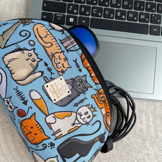 Custodia per caricabatterie e mouse "Wild Cats"