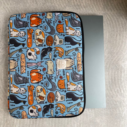 Husă pentru laptop „Pisici stupide” 