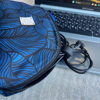 Cable and Mouse Pouch “Stylish Blue”