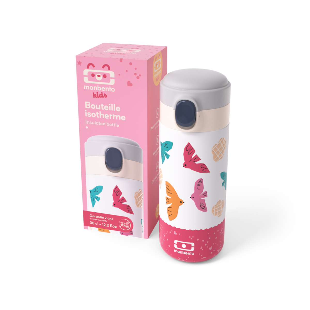 Термо бутилка 360 ml Monbento Pop Birds