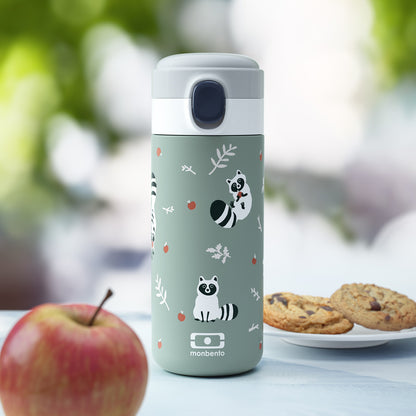 Monbento Pop Racoon– компактна термо бутилка 360 ml