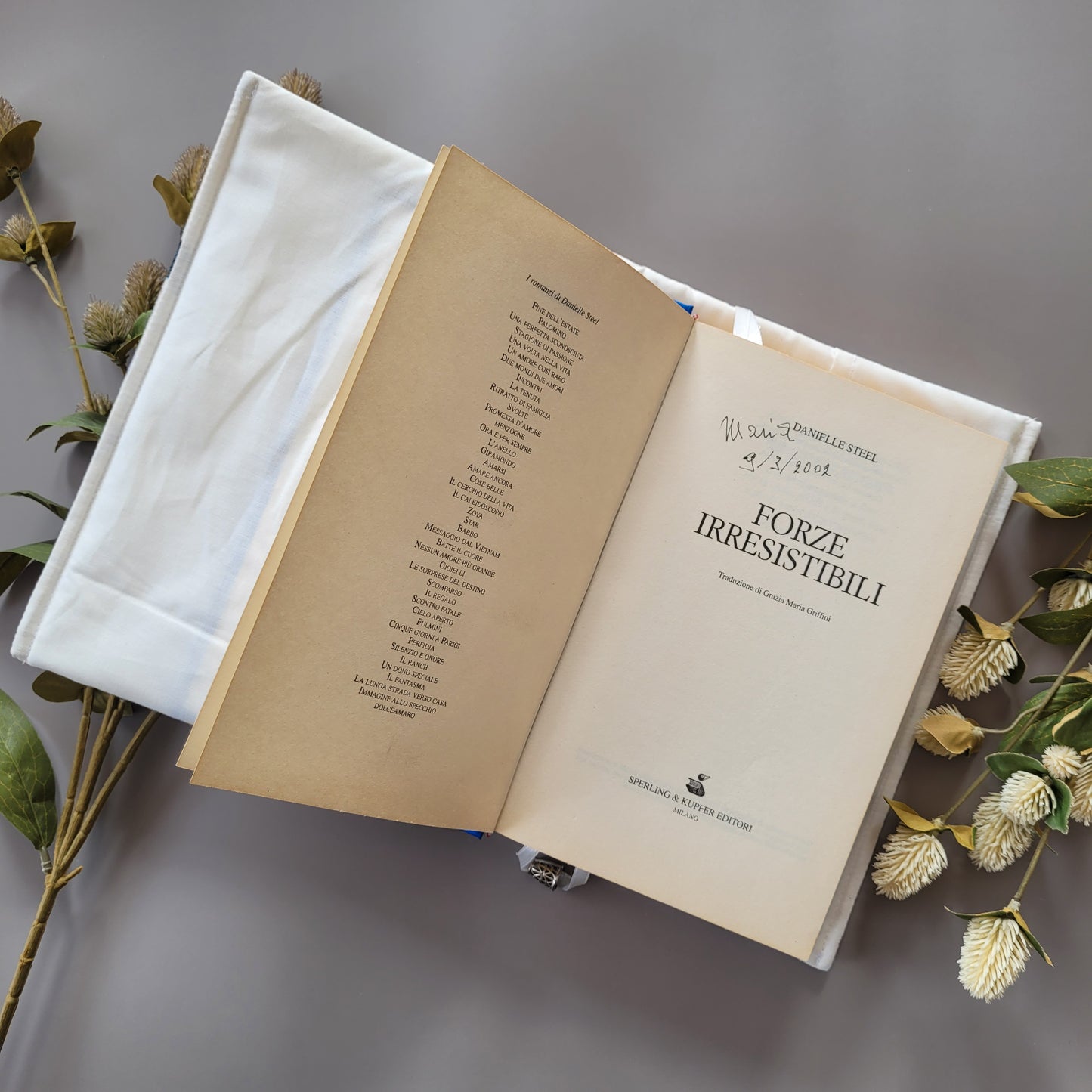 Book cover " Giardino di Farfalle  "