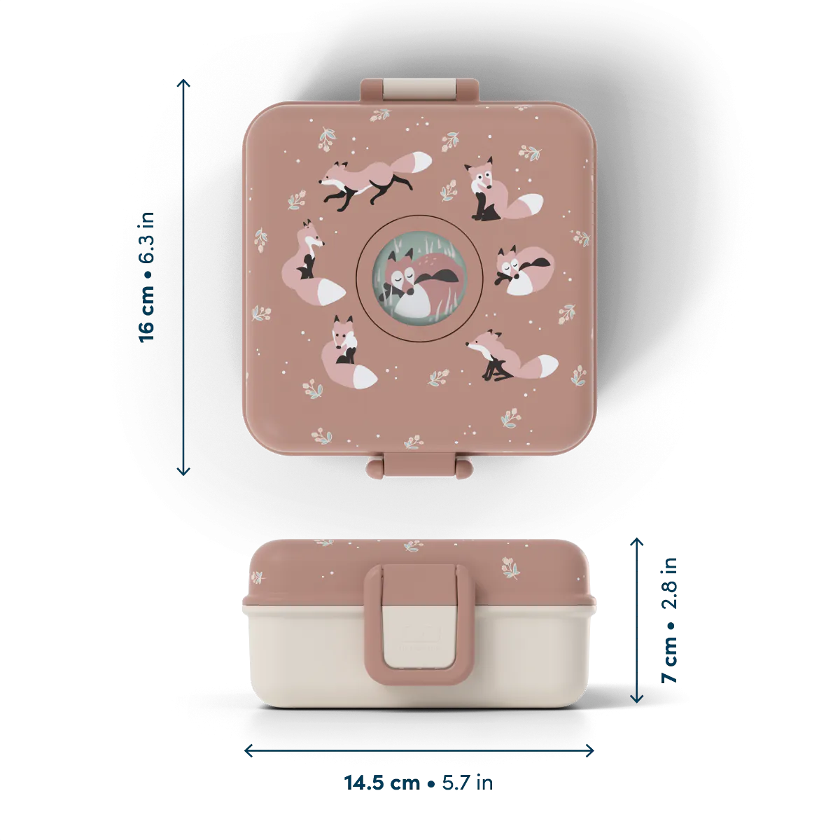 Детска кутия за храна Monbento Snacky Fox