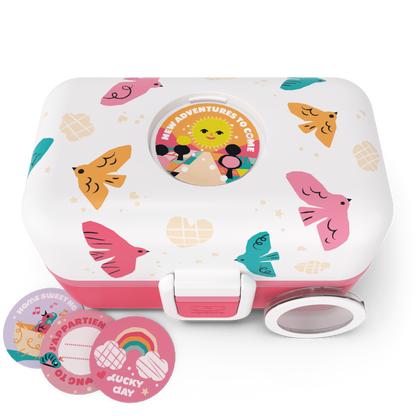 Детска кутия за обяд Monbento Tresor Birds