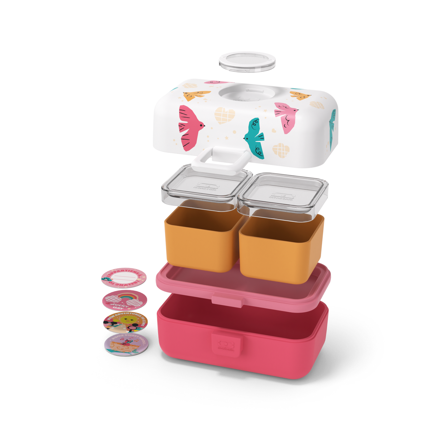 Детска кутия за обяд Monbento Tresor Birds