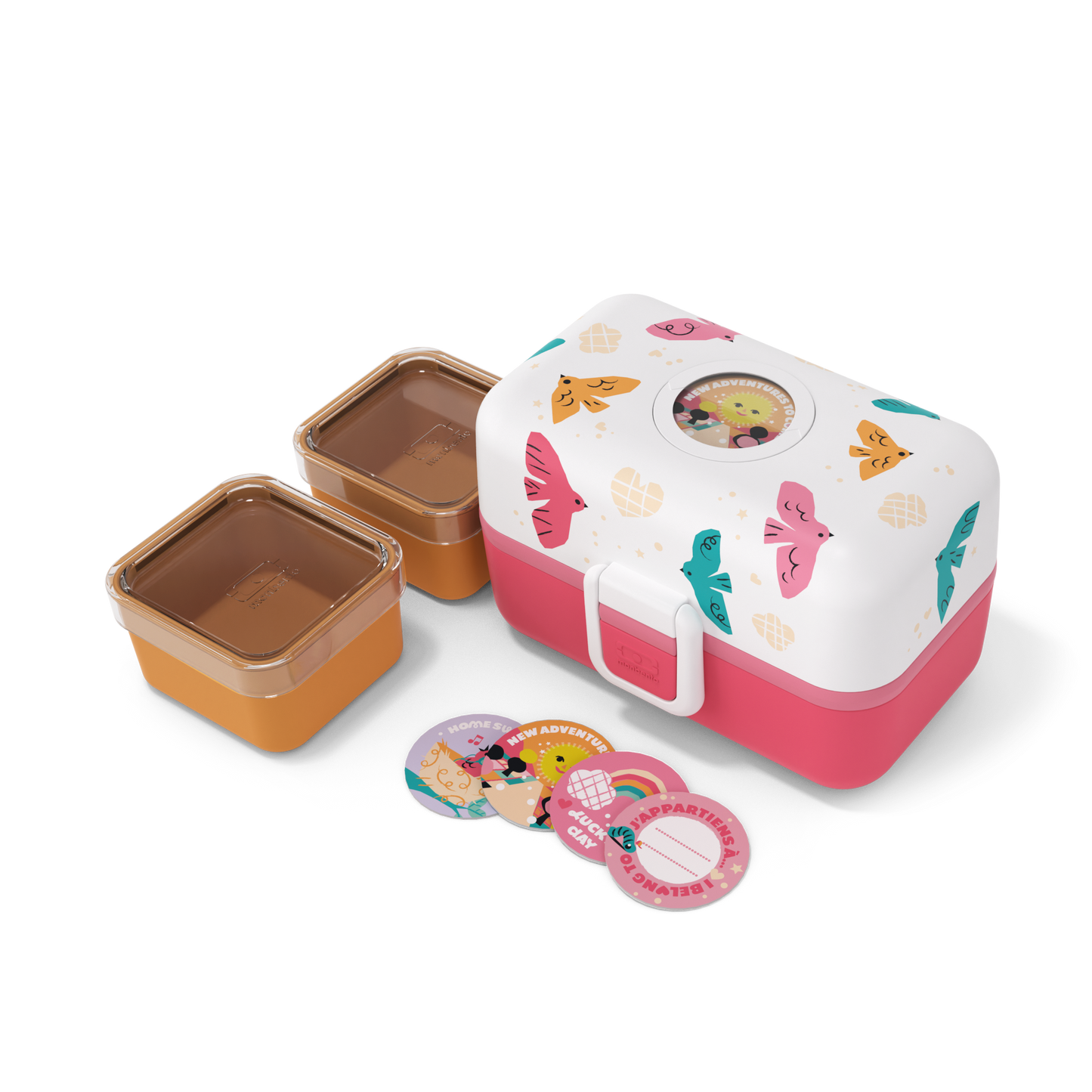 Детска кутия за обяд Monbento Tresor Birds