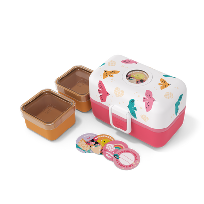 Детска кутия за обяд Monbento Tresor Birds